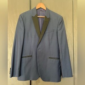 TED BAKER navy sport coat Sz 42R